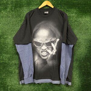 Rihanna 2005 20th Anniversary R20 Oversized Layered LS Shirt Size Large